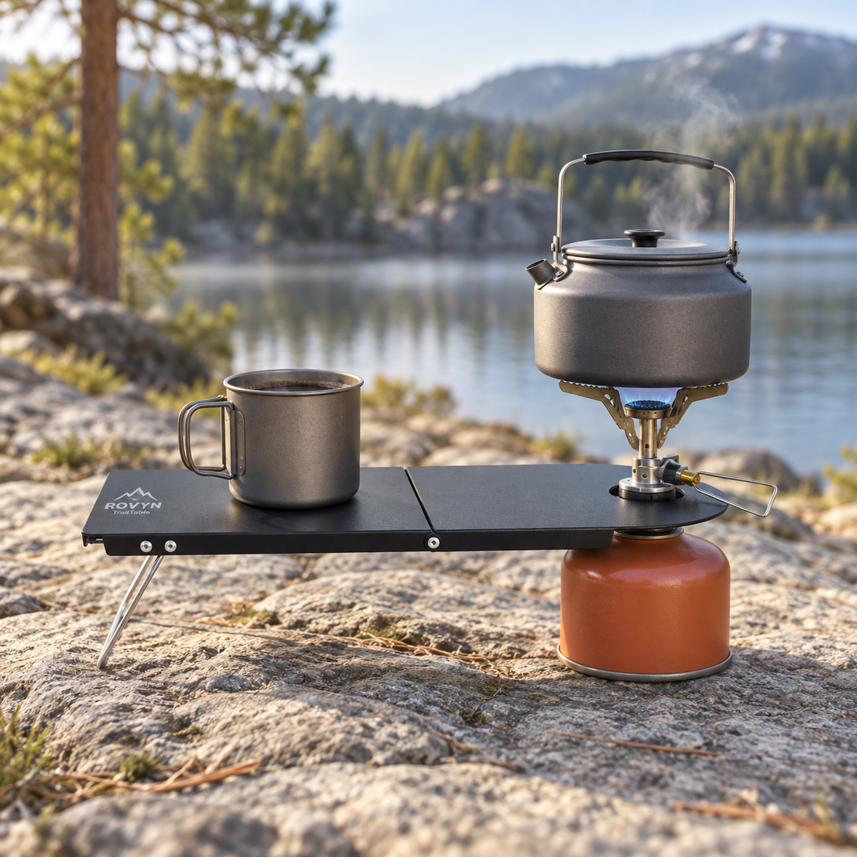 ROVYN TrailTable™ | Ultralight Folding Camping Table