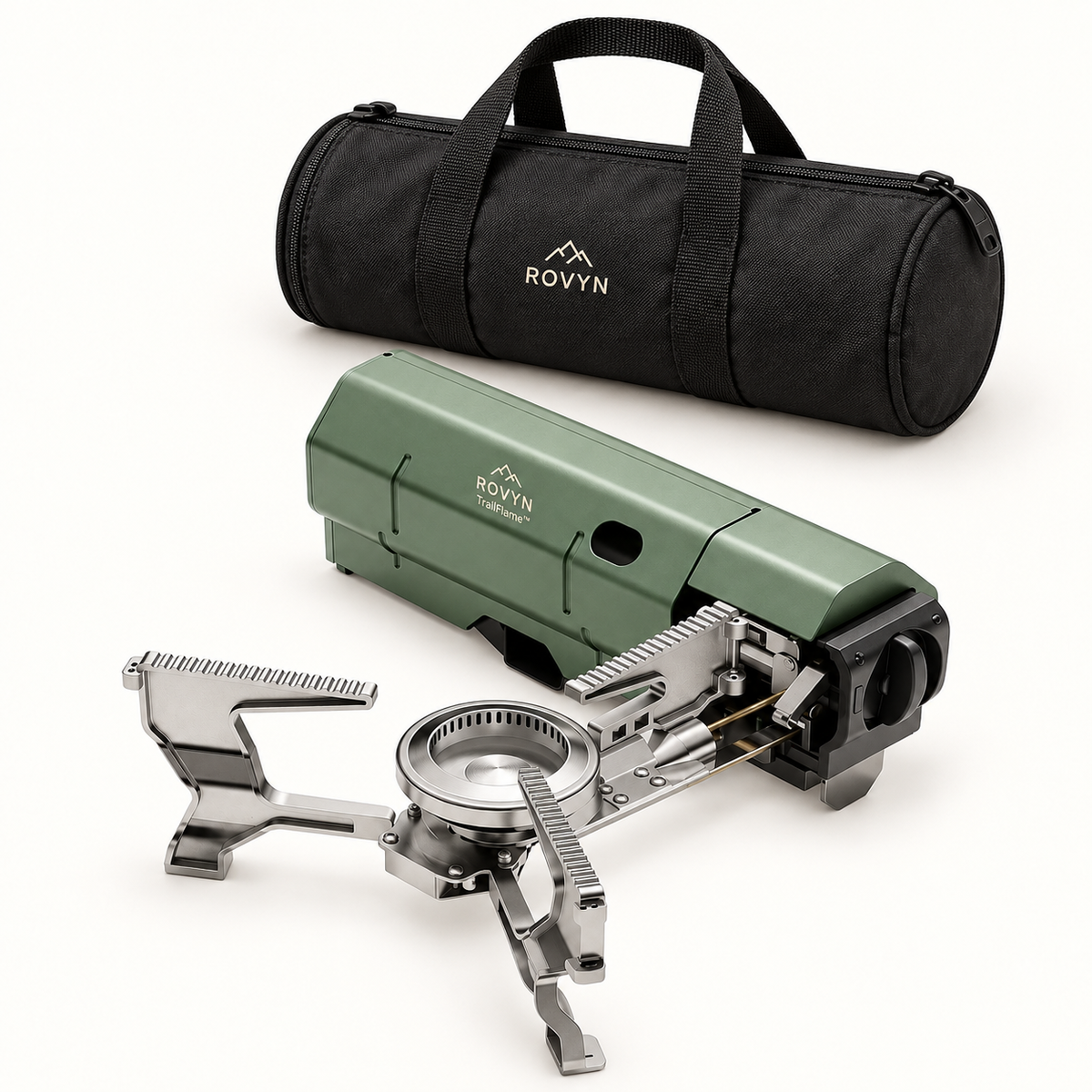 ROVYN TrailFlame™ | Folding Camping Gas Stove