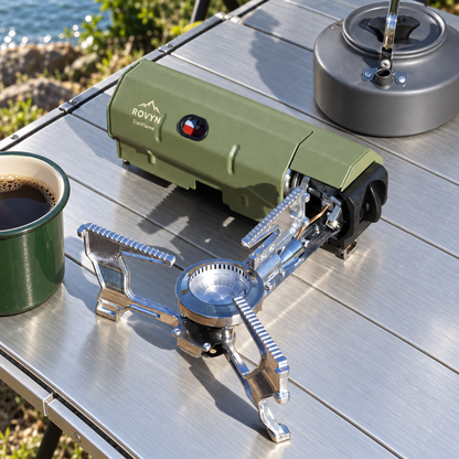 ROVYN TrailFlame™ | Folding Camping Gas Stove